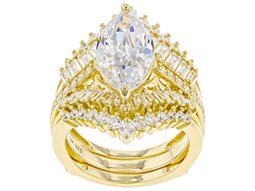 Bella Luce ® 11.91ctw Eterno™ Yellow Ring With Bands (6.45ctw DEW) - Size 11