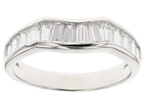 Bella Luce ® 4.48ctw Rhodium Over Sterling Silver Ring With Band (2.91ctw Dew) - Size 12