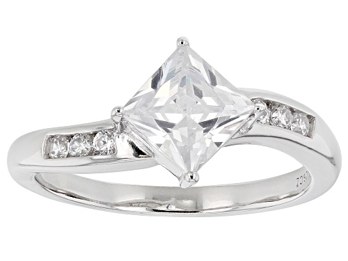 Bella Luce ® 2.94ctw Platinum Over Sterling Silver Ring With 4 Bands (1.86ctw DEW) - Size 8