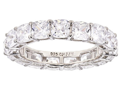 Bella Luce ® 35.00CTW White Diamond Simulant Rhodium Over Sterling Silver Rings Set Of 5 - Size 8