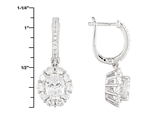 Bella Luce ® 11.50ctw Rhodium Over Sterling Silver Earrings And Ring
