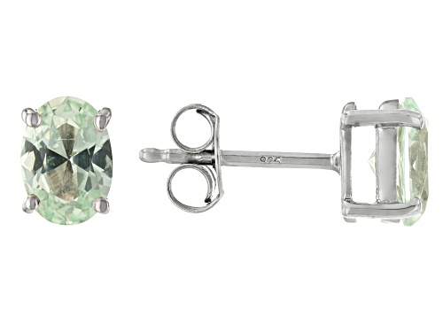 11.64ctw Multi-Color Lab Created Sapphire Rhodium Over Sterling Silver Earrings with Box Set