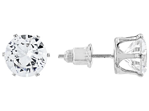 Off Park® Collection White Cubic Zirconia Silver Tone Set of 6 Earrings