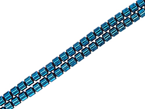 Pre-Owned Multi-Color Hematine in Assorted Shapes Bead Strand Set of 20 appx 15-16