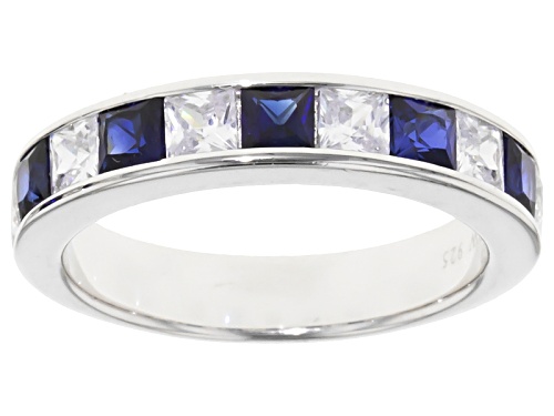 Pre-Owned Charles Winston For Bella Luce ® 6.98ctw Scintillant Cut ® Rhodium Over Silver Ring With B - Size 12