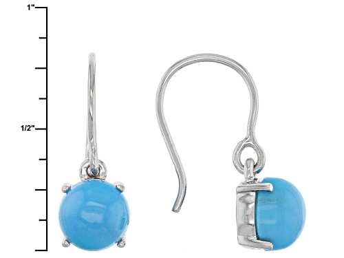 Southwest Style By Jtv™ Sleeping Beauty Turquoise Rhodium Over Silver Necklace & Dangle Earring Set