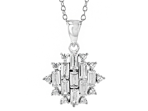 Bella Luce ® 8.98ctw Rhodium Over Sterling Silver Pendant With Chain, Earrings And Ring Set