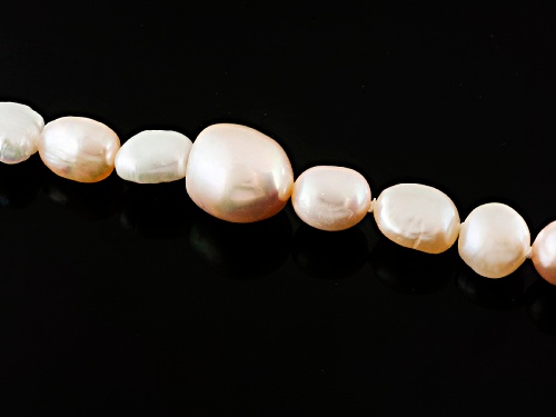 6-7mm Multi-Color Cultured Freshwater Pearl Rhodium Over Silver (4) Necklace, Bracelet, Earring Sets
