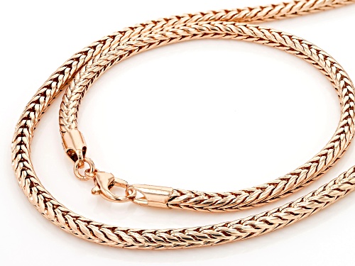 Off Park® Collection, Rose Tone Necklace and Bracelet Jewelry Roll Chain Set of 14