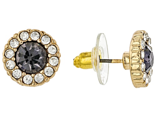 Off Park® Collection, Multi-Color Crystal Halo Earring Stud Set of 5