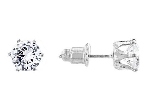 Off Park® Collection White Cubic Zirconia Silver Tone Set of 6 Earrings
