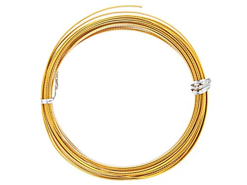 Pre-Owned Aluminum Wire Set of 8 includes 18G Round, Flat Diamond Cut and Flat Smooth in 3 Assorted