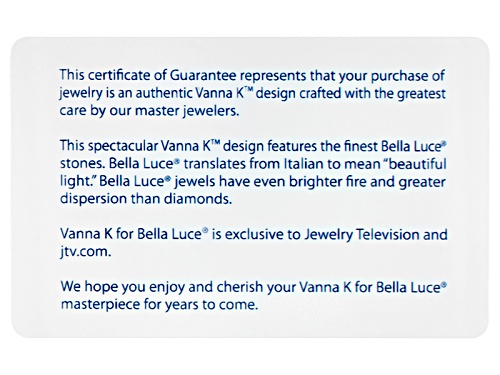 Vanna K ™ For Bella Luce ® 10.49ctw Platineve® Bracelet - Size 7.25