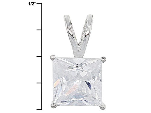 Bella Luce ® 13.72ctw Rhodium Over Sterling Silver Pendants With Chain And Earrings- Set Of 6