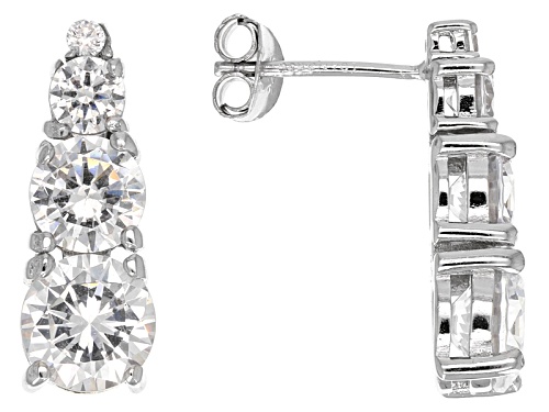 Bella Luce® 27.70ctw Round Rhodium Over Silver Earrings, Pendant & Chain, Bracelet & Ring