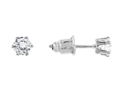 Off Park® Collection White Cubic Zirconia Silver Tone Set of 6 Earrings