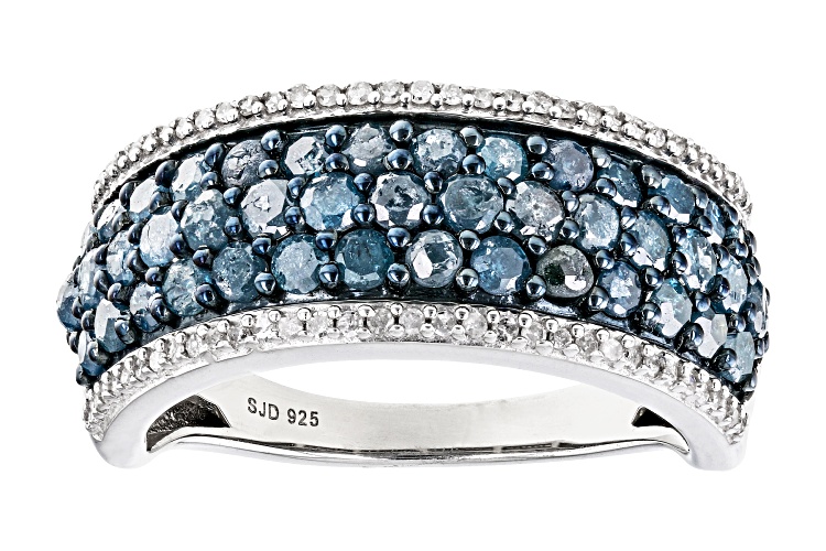 Jtv blue diamond on sale rings