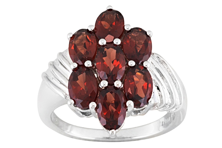 vermelho garnet rings