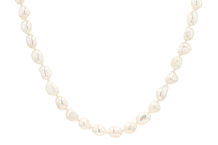 8.5-9.5mm White Cultured Freshwater Pearl 64 Inch Endless Strand ...