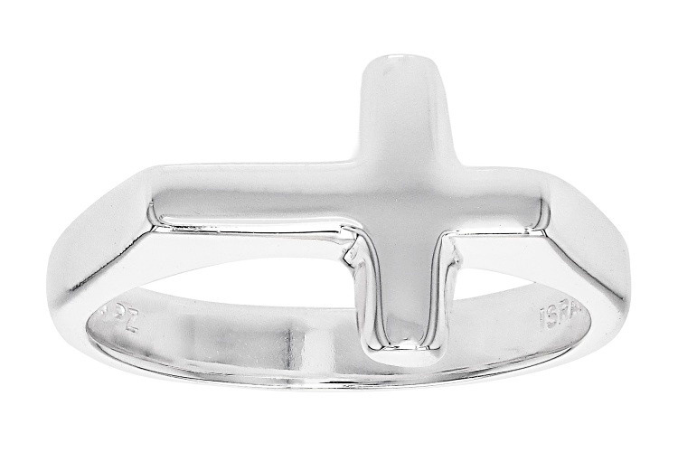 Artisan Collection of Israel™ Sterling Silver Cross Ring - Size 9