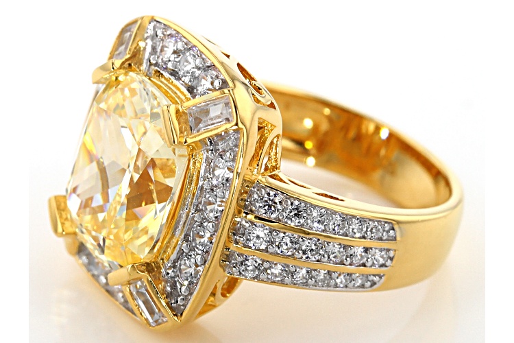 Bella Luce ® 11.90CTW Canary & White Diamond Simulants Eterno ™ Yellow ...