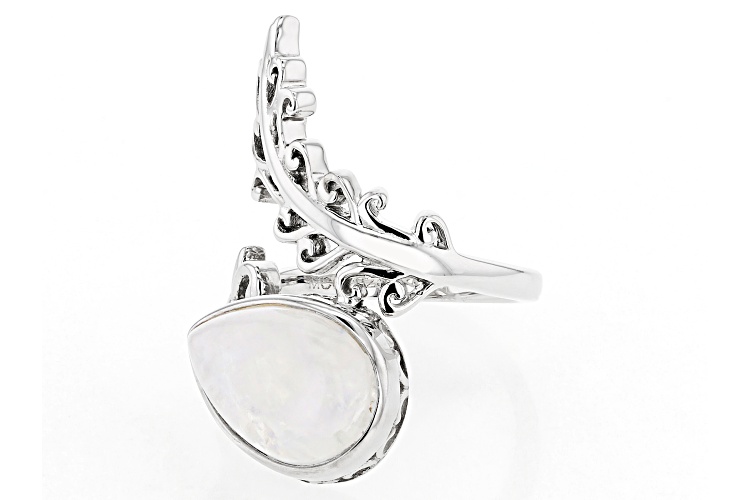 Artisan Collection of India™ 14x10mm Rainbow Moonstone Sterling Silver