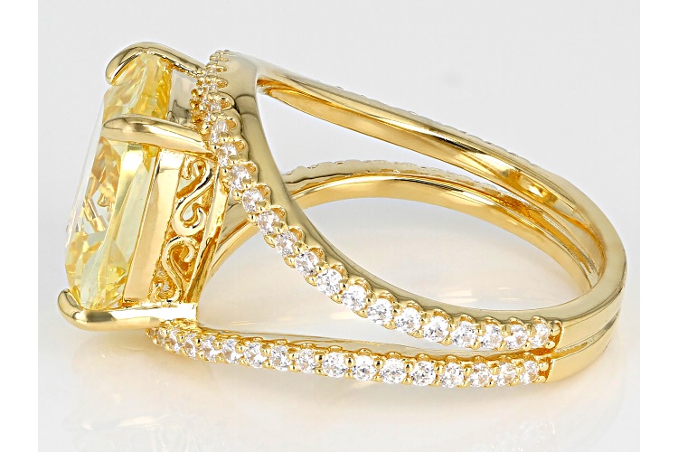 Bella Luce® 10.23ctw Canary And White Diamond Simulants Eterno 