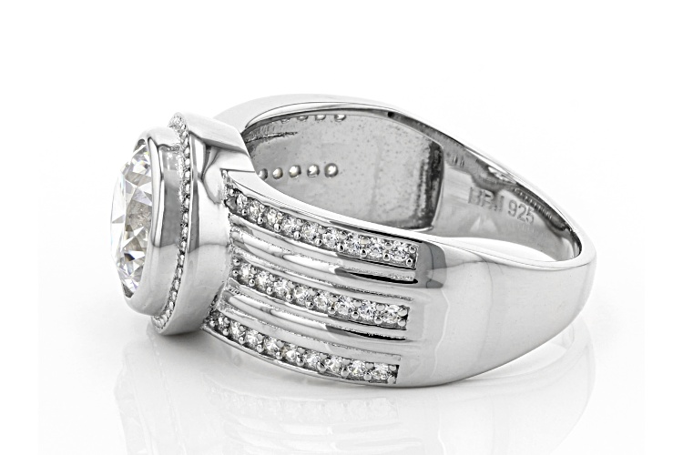 Bella Luce ® 3.88ctw Platinum Over Sterling Silver Ring (2.30ctw DEW ...
