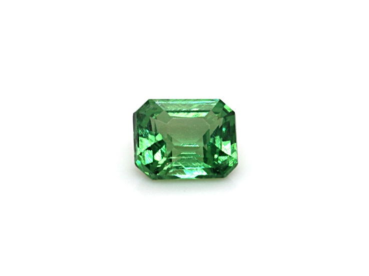 Tsavorite beautiful Emerald octagon Cut 5 X 6 mm , 0.85 CTS