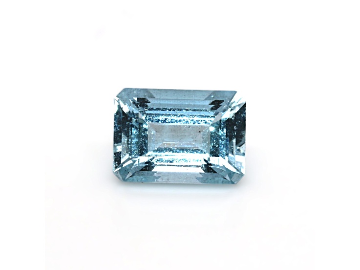 Aquamarine Emerald Cut 14 X 10 mm, 7.45 cts