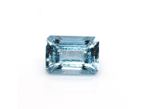 Aquamarine Emerald Cut 14 X 10 mm, 7.45 cts