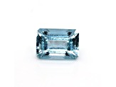 Aquamarine Emerald Cut 14 X 10 mm, 7.45 cts
