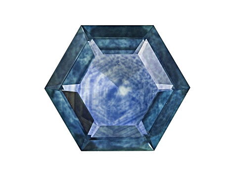 Montana Sapphire Loose Gemstone 7.5mm Hexagon 0.94ct