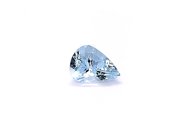 Aquamarine 11.8x16mm Pear Shape 6.78ct