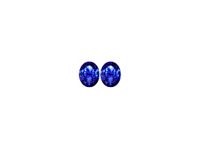 Tanzanite 6x4mm Oval Matched Pair 0.80ctw