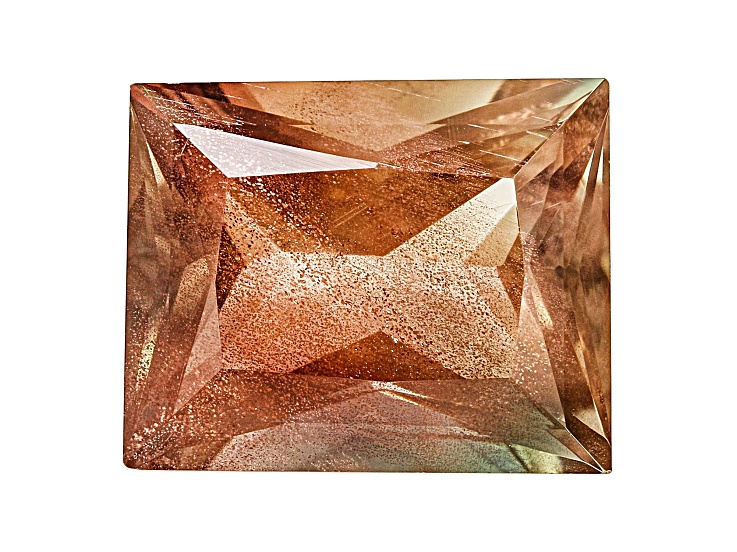Oregon Sunstone 9.9x8.0mm Baguette 3.28ct