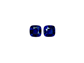 Sapphire 10mm Cushion Matched Pair 12.57ctw