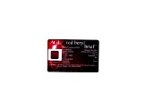 Red Beryl 6mm Square Octagonal 0.64ct