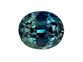 Teal Sapphire 7.3x5.8mm Oval 1.70ct