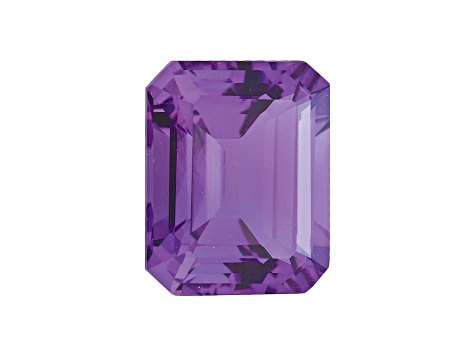 Amethyst 6x4mm Emerald Cut 0.55ct