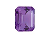 Amethyst 6x4mm Emerald Cut 0.55ct