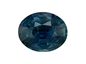 Teal Sapphire Unheated 7.3x5.7mm Oval 1.25ct