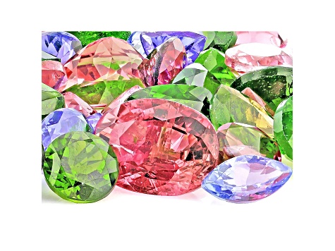 Good Fortune Mixed Shape Faceted Parcel 25.00ctw