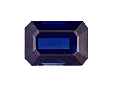Kanchanaburi Sapphire Loose Gemstone 5.6x3.9mm Emerald Cut 0.70ct