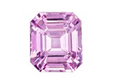 Pink Sapphire Loose Gemstone Unheated 7.4x6.39mm Emerald Cut 2.03ct