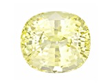 Yellow Sapphire Loose Gemstone Unheated 12.05x10.65mm Cushion 9.12ct