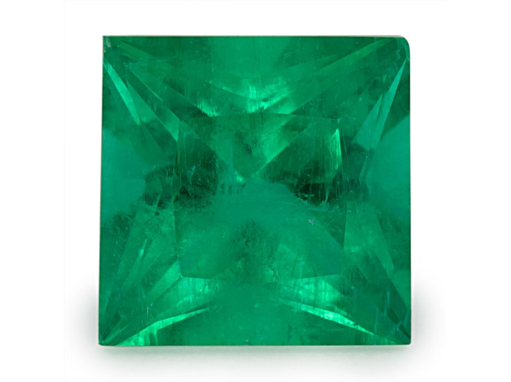 Panjshir Valley Emerald 7.1mm Princess Cut 1.73ct