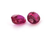 Ruby 6x4mm Oval Matched Pair 1.12ctw