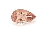 Peach Morganite 16.8x10.4mm Pear Shape 5.09ct