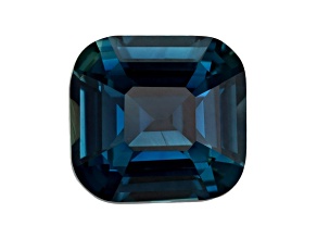 Bluish Green Sapphire Loose Gemstone 7.9x7.5mm Cushion 2.61ct